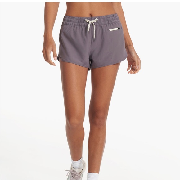 Vuori Clementine Short 2.0 Women's Performance Shorts Size L Color sawyer - Picture 4 of 10